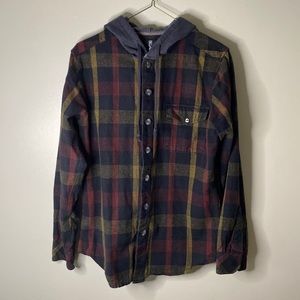 Billabong Flannel Hoodie